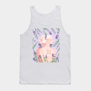 Gemini Zodiac by Cindy Rose Studio Tank Top